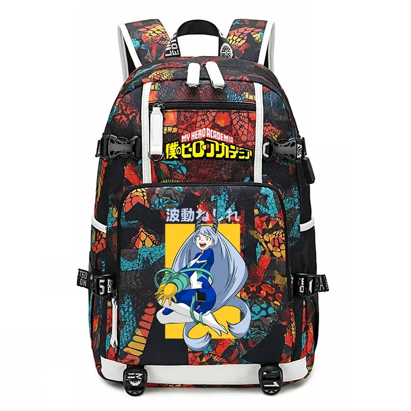 sac à dos d'école imprimé my hero academia, sac à dos unisexe de grande capacité pour garçons et filles, sac à dos de voyage décontracté