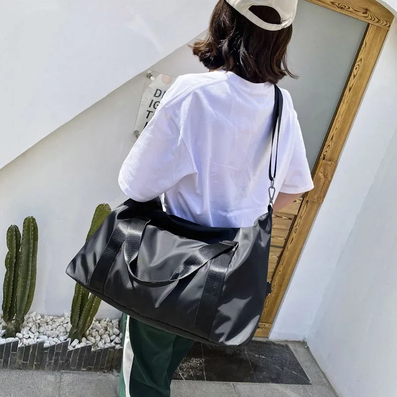 grand sac de voyage pour femme, sac fourre-tout, sac à main, sac à bandoulière imperméable, sac de sport pour le week-end, sac de gym, sac personnalisé avec logo et motif