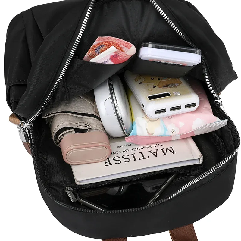 sacs à dos pour étudiants, sacs de voyage de grande capacité, sac grill en nylon, sac d'ordinateur de cheminée, sac à dos lavable, haute qualité, mode