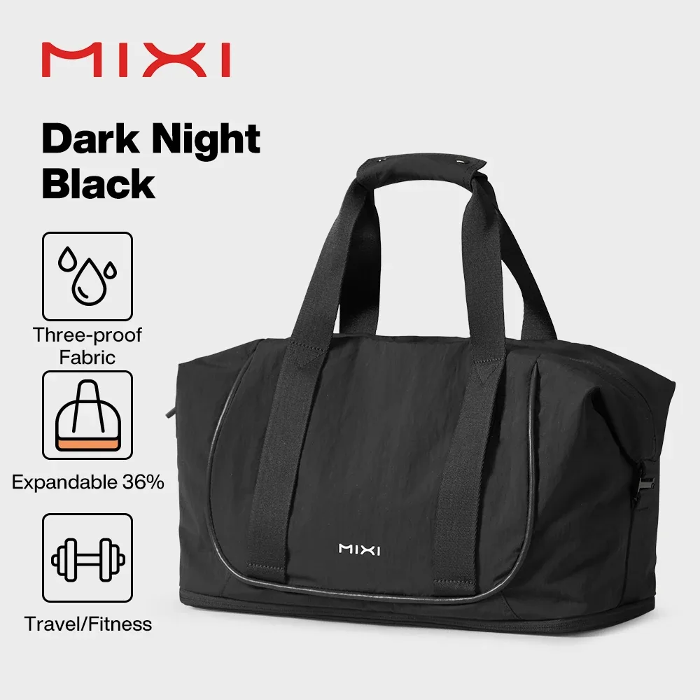 mixi sacs de voyage femmes grande taille capacité sport fitness sac de rangement pliable duffle costume sac pour sac à bandoulière sac à main m3020