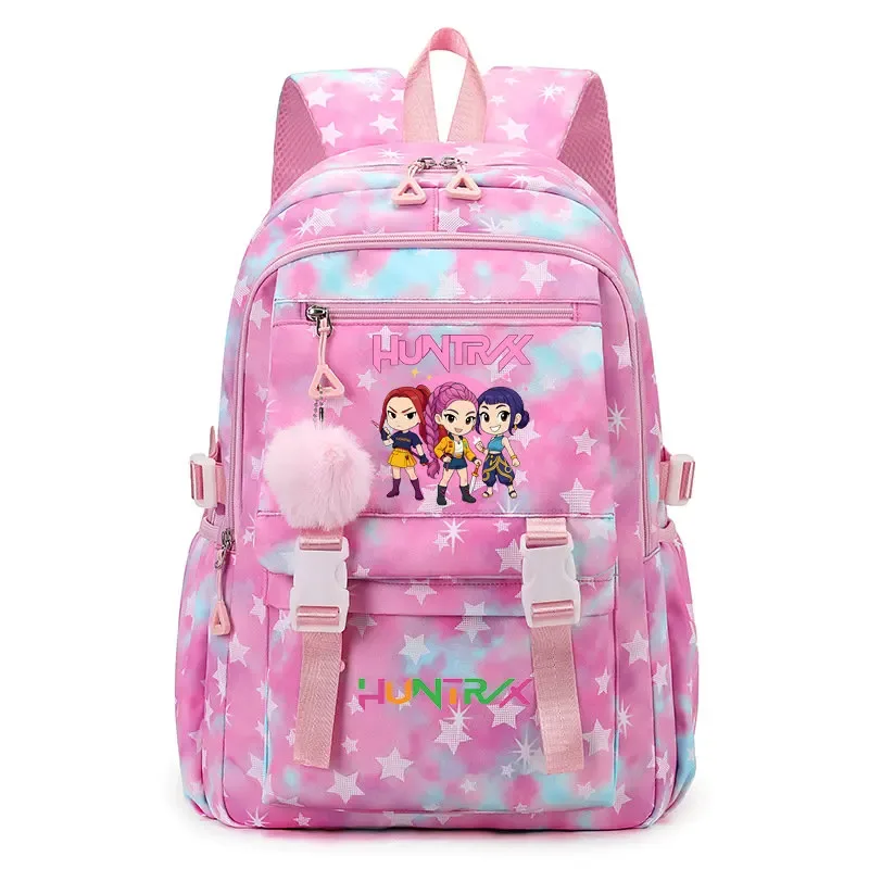 sac à dos kpop demon hunters pour étudiantes, lycéennes, collégiennes, polyvalent, adapté au quotidien et aux activités de plein air