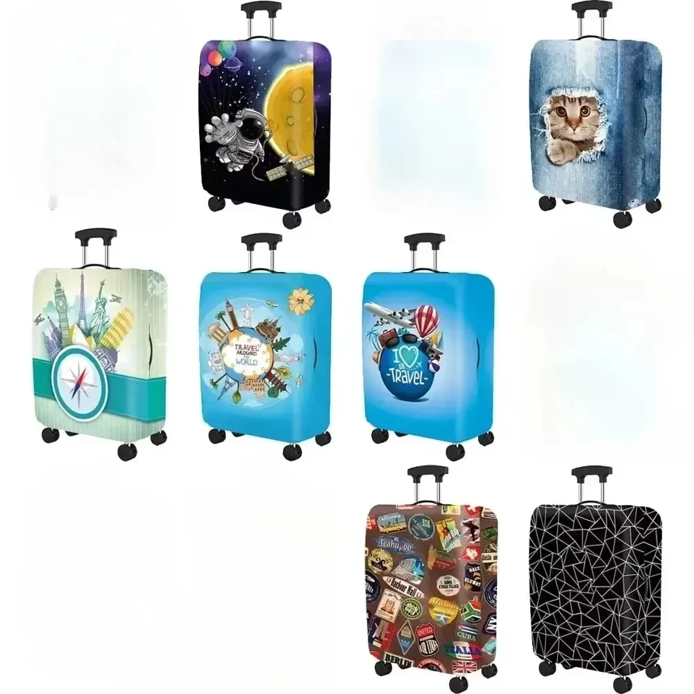 Juste de bagage en tissu pour valise de voyage, housse de protection, housse anti-poussière, adaptée aux bagages de 18 à 32 pouces