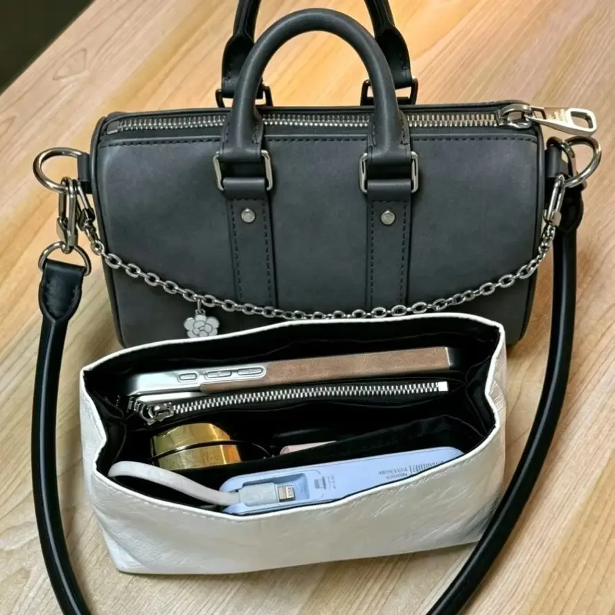 organisateur de sac à insérer pour sac à main à rabat lv speedy 253035, sac intérieur, trousse de maquillage, sac de voyage, sac de rangement, accessoires pour sacs fourre-tout