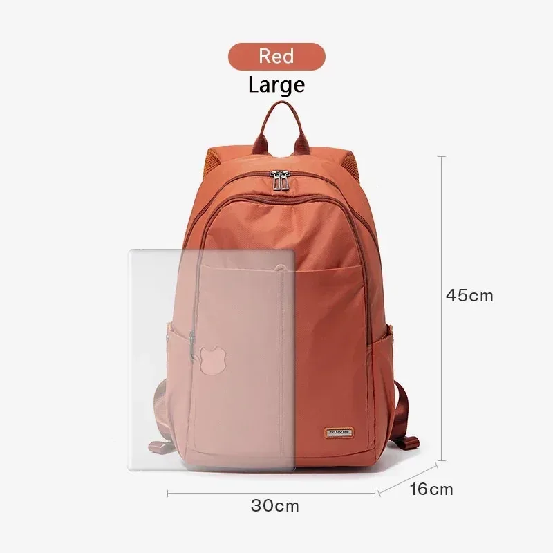 sac à dos unisexe fouvor pour l'extérieur, grande capacité, léger, simple, pour les voyages, l'école, les sports, les jeunes adolescents 2961-21
