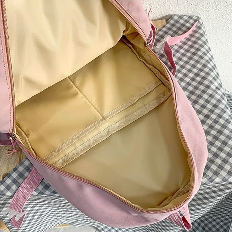 sacs à dos multi-poches pour adolescentes, pour l'école, grande capacité, kawaii