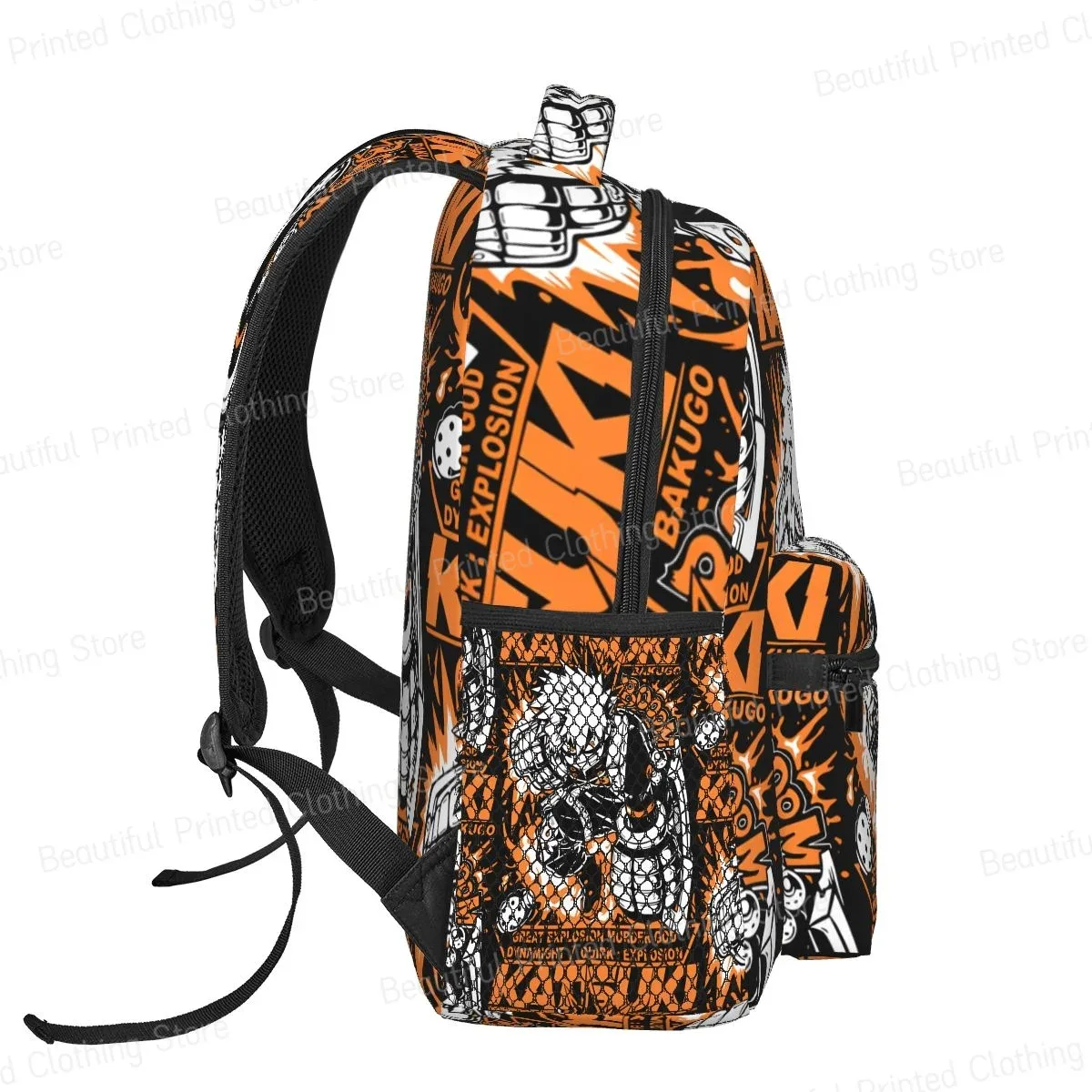 bakugo katsuki-sac à dos portable polyvalent pour cyclisme, loisirs, ordinateur, école, adolescent