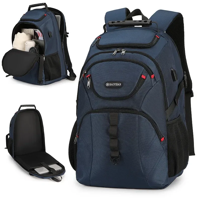 nesitu 37 l sac à dos de grande capacité a4 14 15.6 16 pouces pour ordinateur portable, sac à dos pour hommes et femmes, sac de voyage pour l'école, la randonnée, gris, noir, bleu, m1580