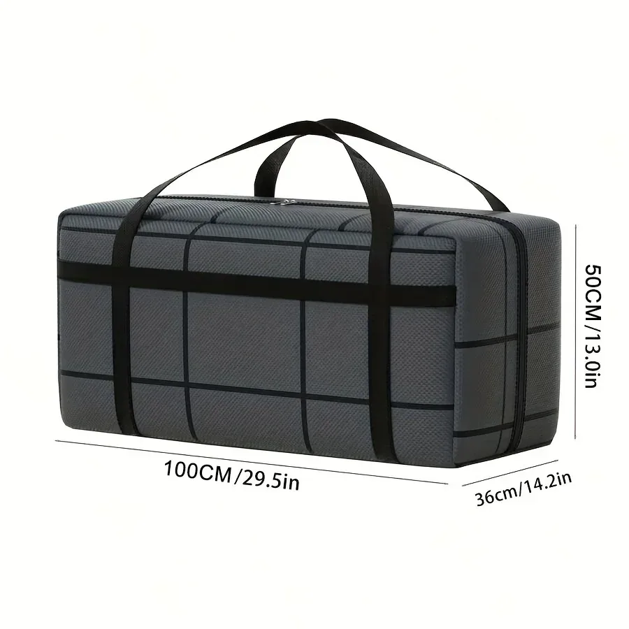 sac à bagages mobile étanche de grande capacité, sac de voyage extra pliable, organisateur de vêtements pliable et anti-poussière, sacs de rangement