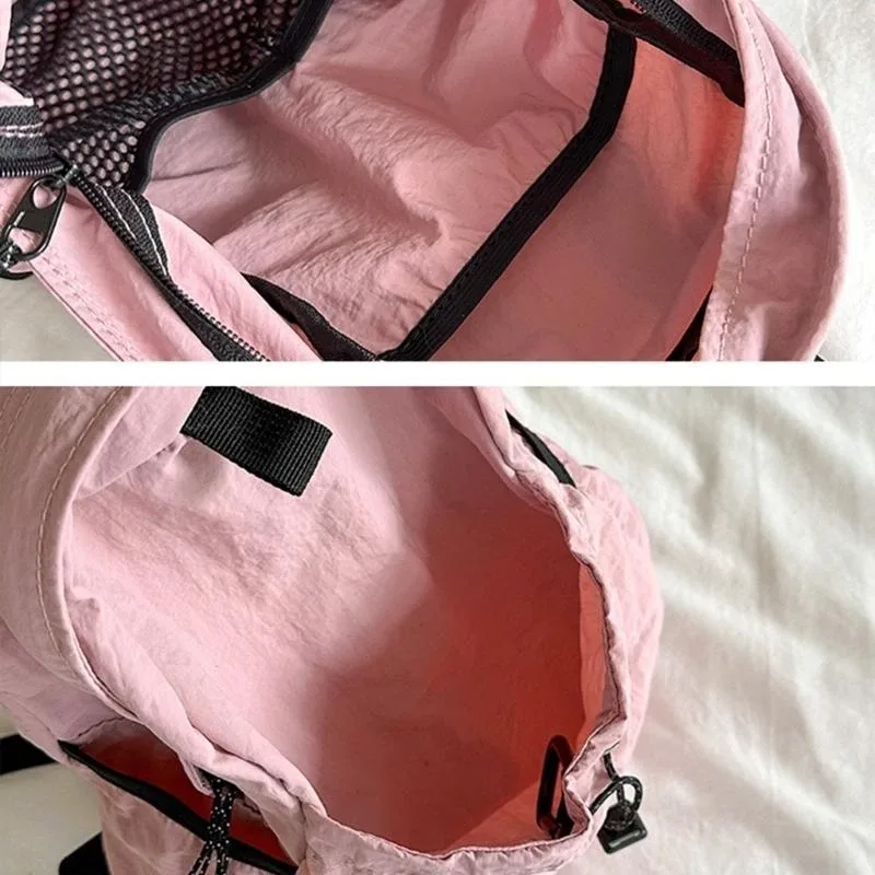q1qa drawstring backpack pack pack for college student travel school pack