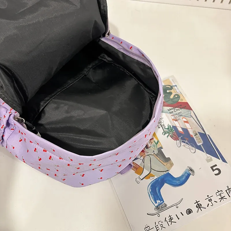sac à dos décontracté pour femmes, imprimé floral, polyvalent, sangle réglable, sac à dos mignon pour étudiantes, sac à dos pour pique-nique et camping en plein air