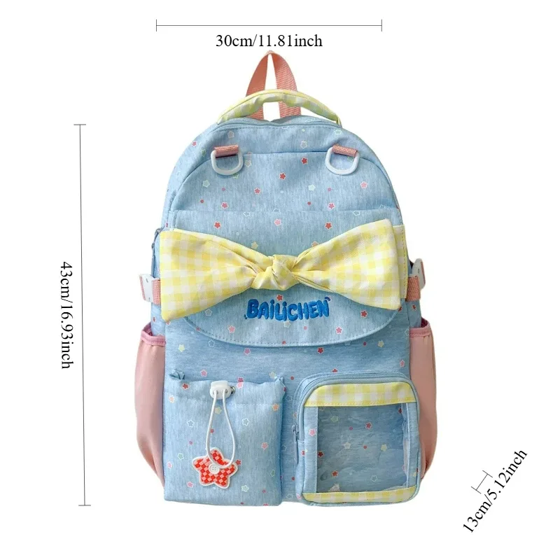 nouveau sac à dos léger de style japonais à grande capacité pour femmes, réduction de la charge, plusieurs poches pour étudiants, trajets quotidiens, voyages