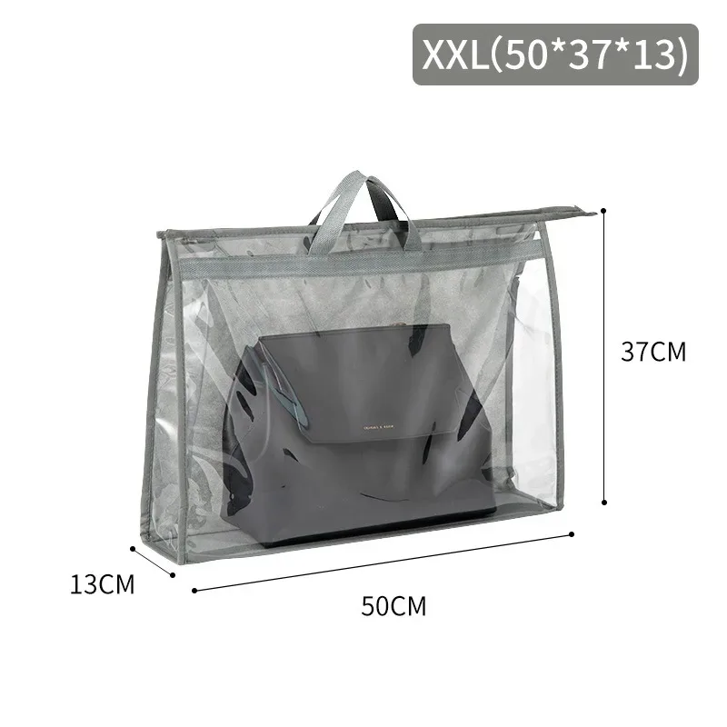 sac sac à poussière garde-robe sac suspendu sac de rangement pvc transparent sac en cuir étanche protection stockage sac suspendu