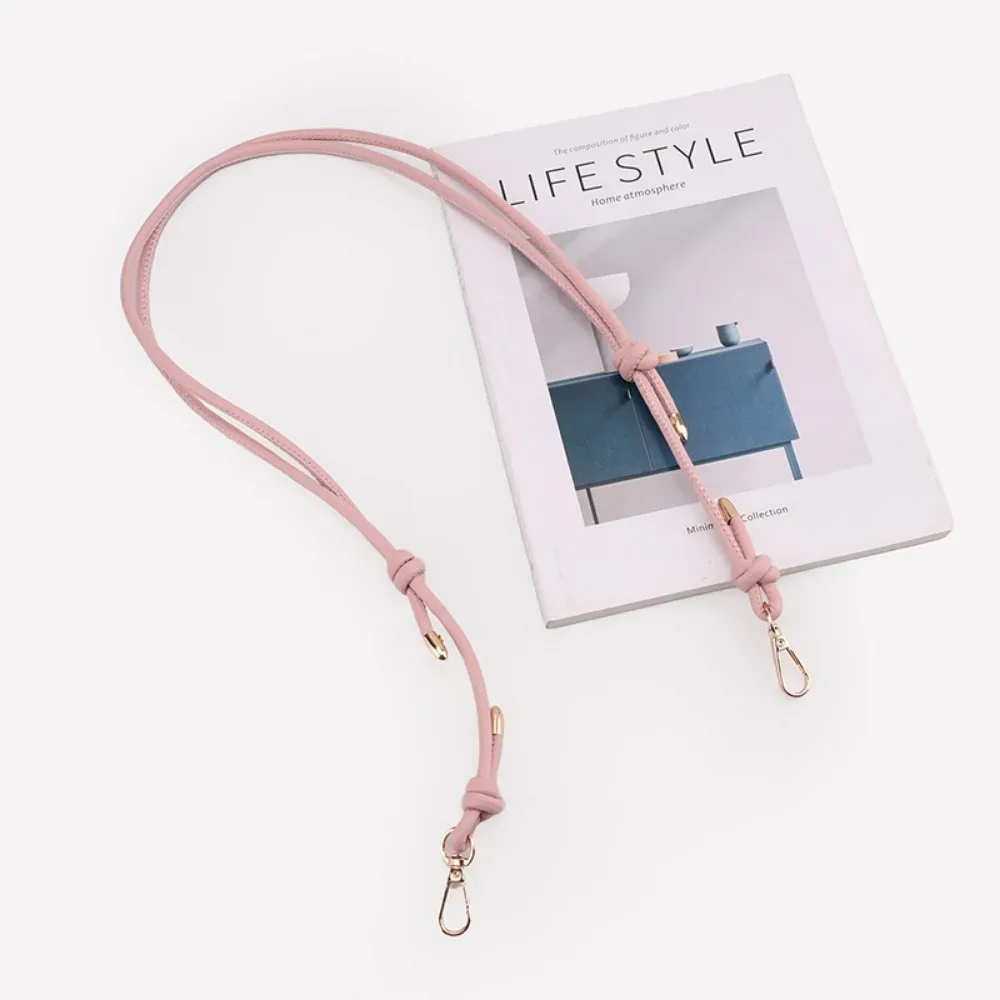 sangle de sac à bandoulière en cuir pu, longueur réglable, couleur unie, sangle de remplacement légère pour sac à main