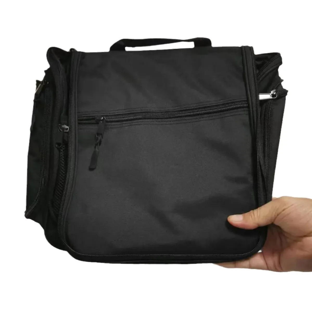 nouvelle trousse de toilette imperméable de grande capacité avec crochet, trousse de maquillage portable, trousse de toilette de voyage avec séparation humide et sèche