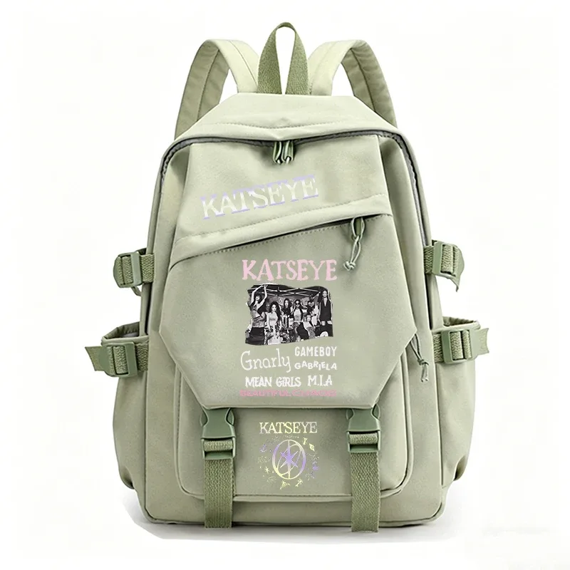 sac à dos kpop-katseye pour femmes et hommes, sac de voyage pour adolescentes, sacs d'école, sacs à dos pour ordinateur portable, sac quotidien, sac à dos pour équipe de danse