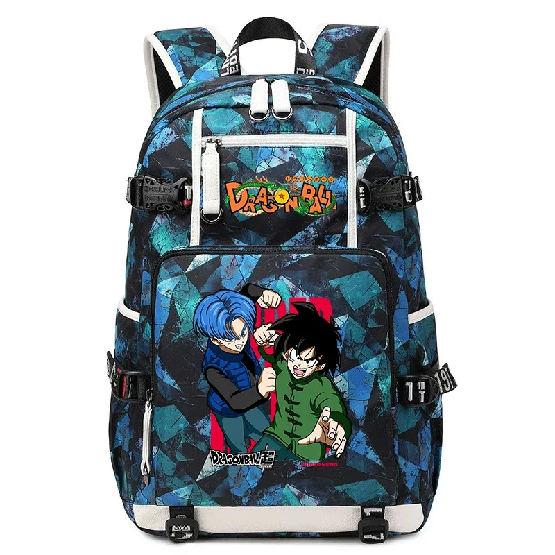sac à dos d'école imprimé dragon ball z, sac à dos de voyage de grande capacité pour enfants et adolescents