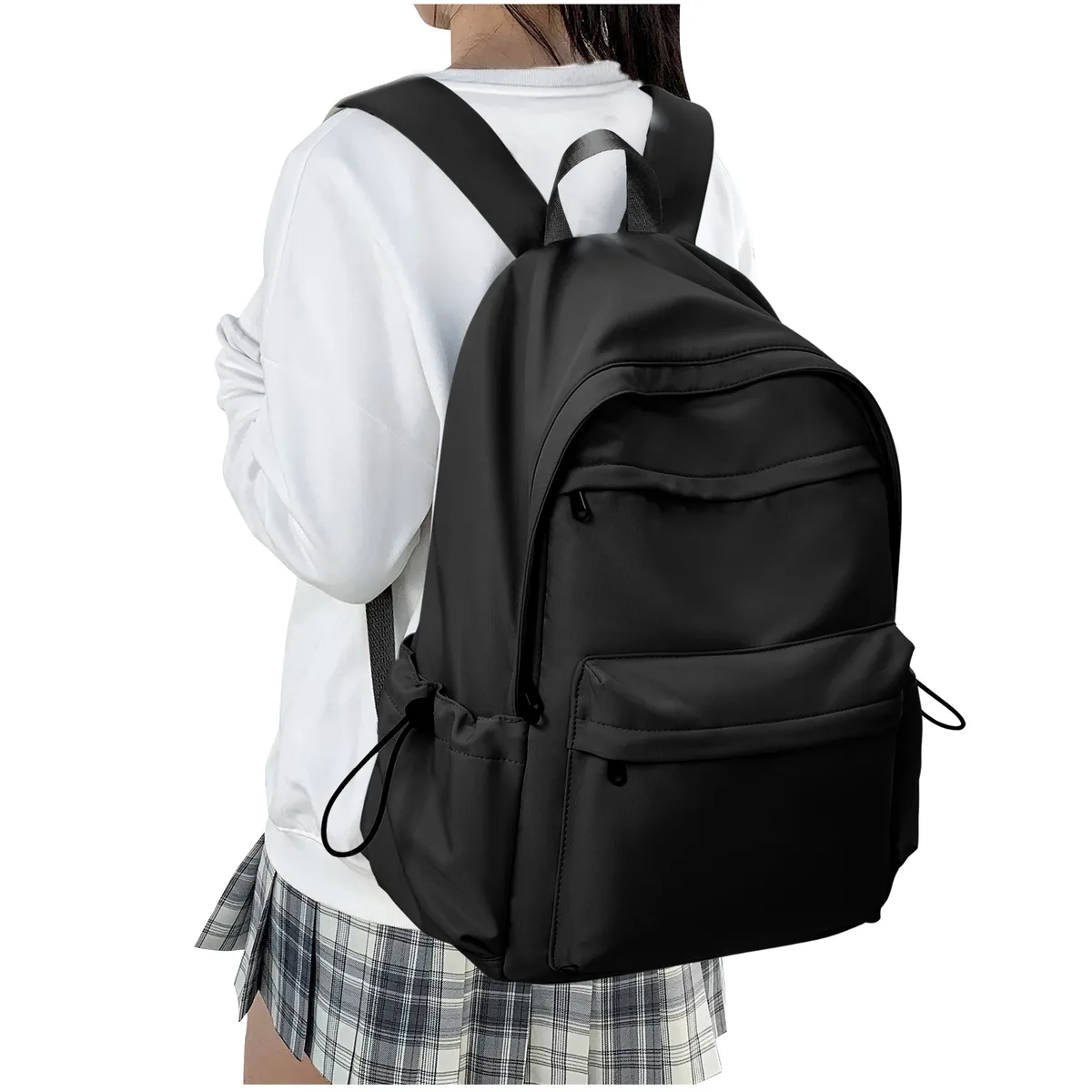 sac à dos décontracté universitaire, grande capacité, léger, pour lycéens, pour adolescents, convient pour ordinateur portable de 14 pouces