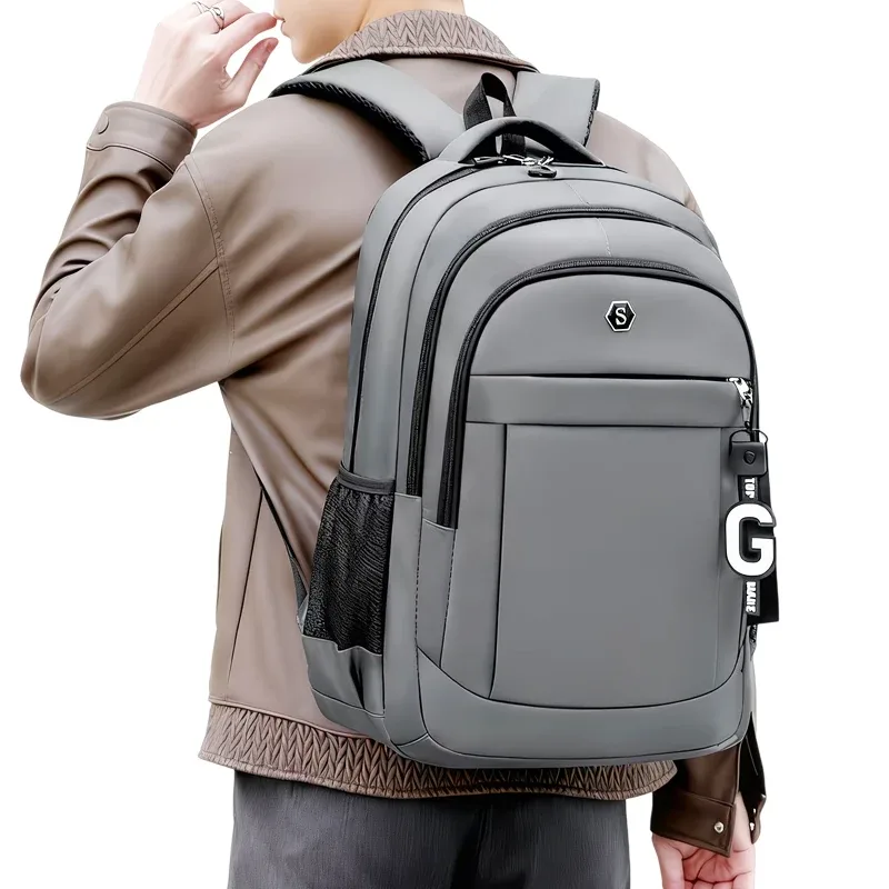 sac à dos antivol pour ordinateur portable, idéal pour un usage quotidien, design spacieux multi-poches, sac à dos imperméable adapté aux hommes d'affaires et aux étudiants
