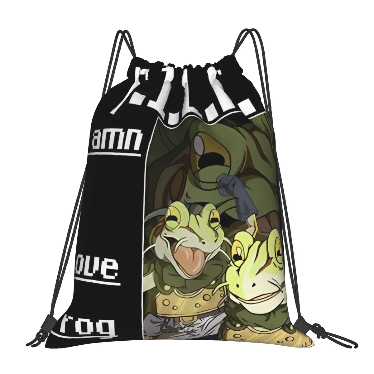 c-chrono trigger ayla sacs à cordon portables pour randonnée, sac à dos de sport, sac à dos de rangement, cadeau