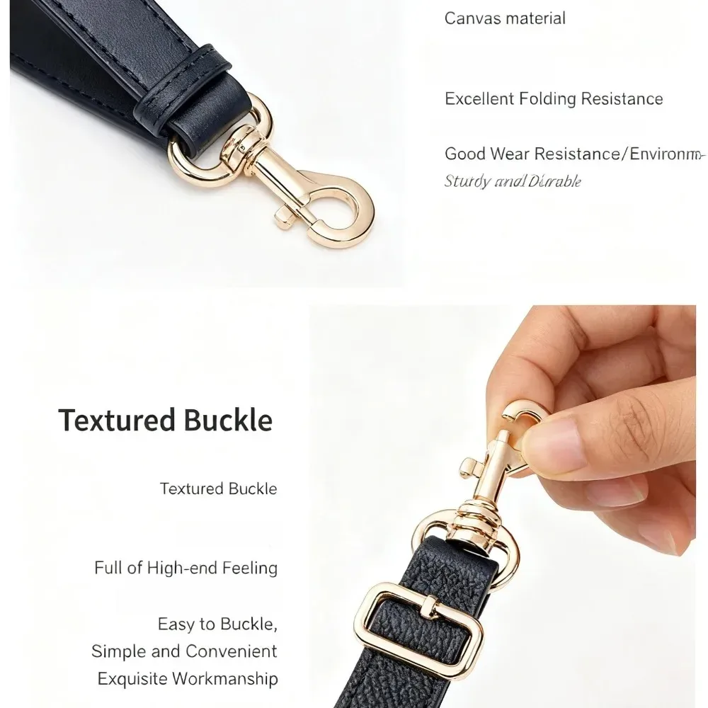 sangle de remplacement en cuir véritable réglable pour sac à main, bandoulière, accessoires d'extension pour sacs fourre-tout pour femmes