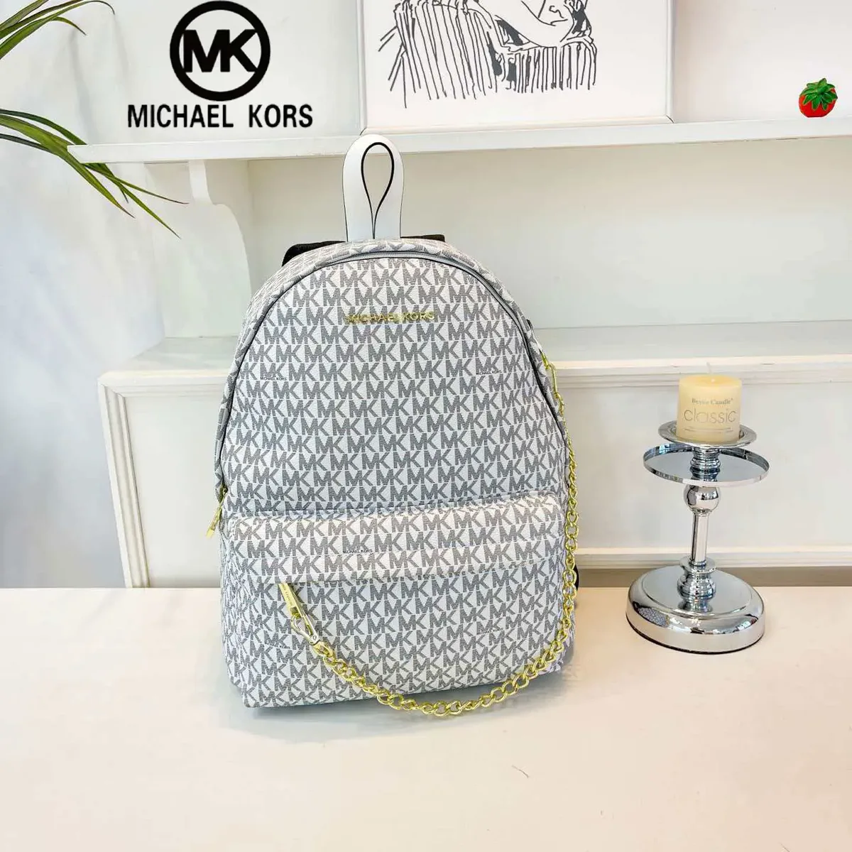 michael kors 2026 nouvelle collection de sacs pour femmes - sac à dos moyen slater - sac à bandoulière casual pour voyage
