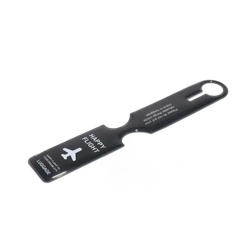 étiquette de bagage en pvc pour carte d'embarquement, étiquette nominative pour bagages, carte d'information, étiquette de valise d'avion, étiquette d'adresse