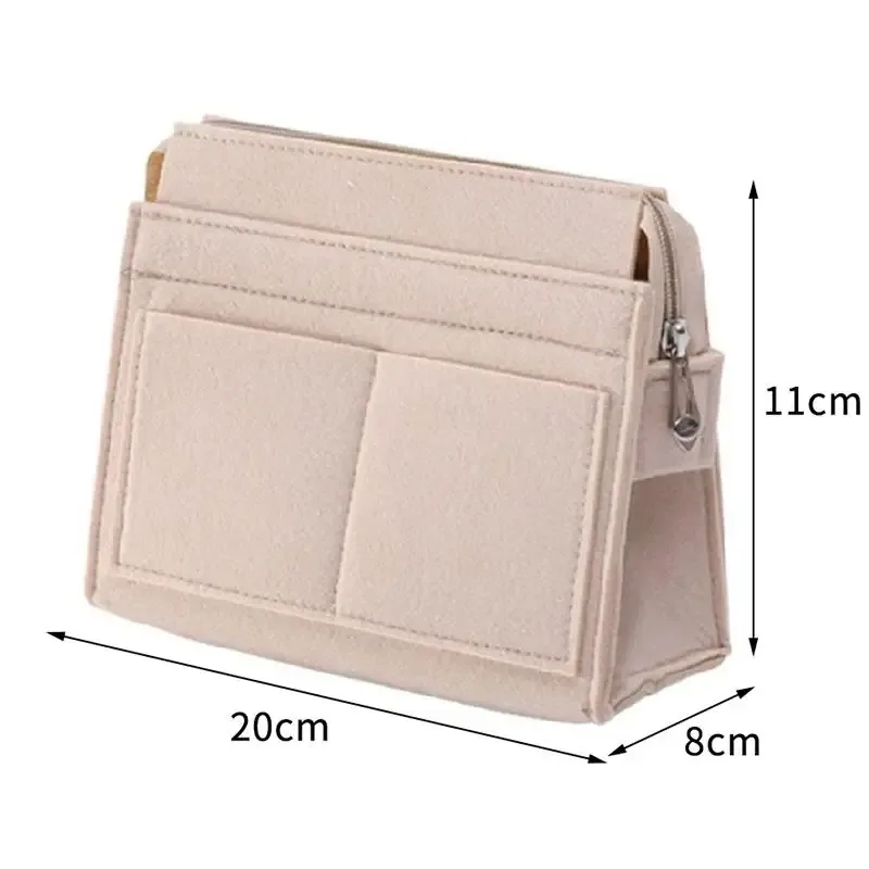 organisateur de sac à main, insert multi-poches en feutre pour sac à main, sac fourre-tout, organisateur de sac à main