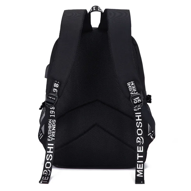 undertale game sac à dos sans rucksack, sac à dos avec port usb fashion, serrure, sauna, téléphone, ordinateur portable de voyage, sac d'école pour étudiants, cadeau