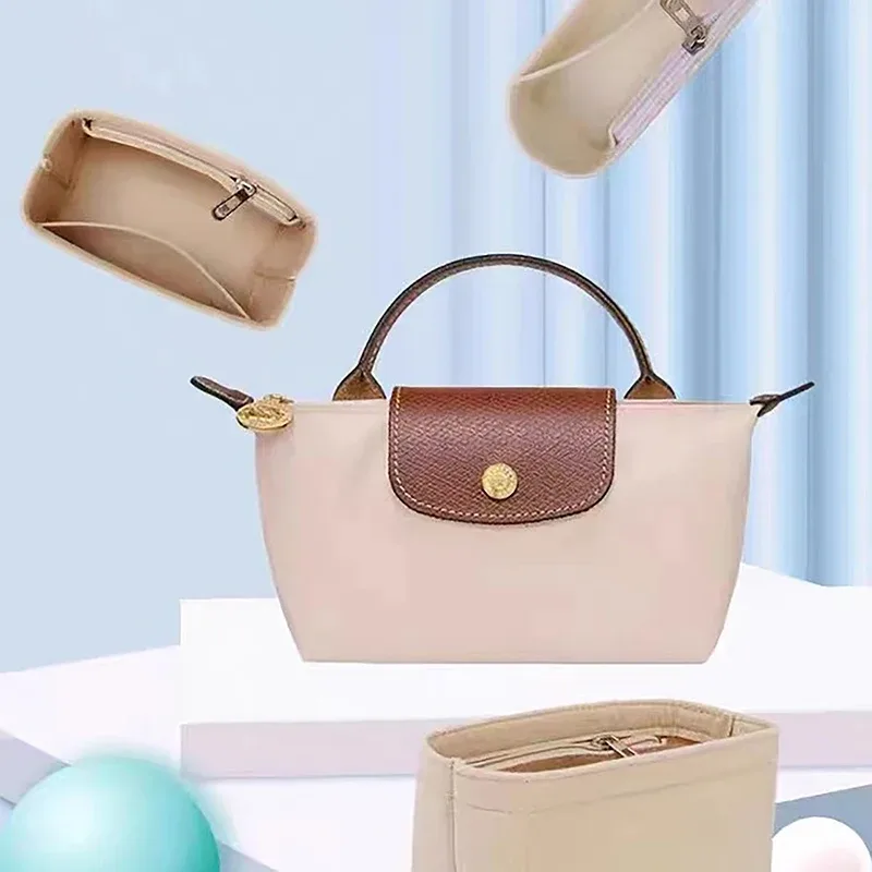 pochette intérieure en feutre pour sac à main, mini sac de rangement, doublure, insert de sac à main, vessie