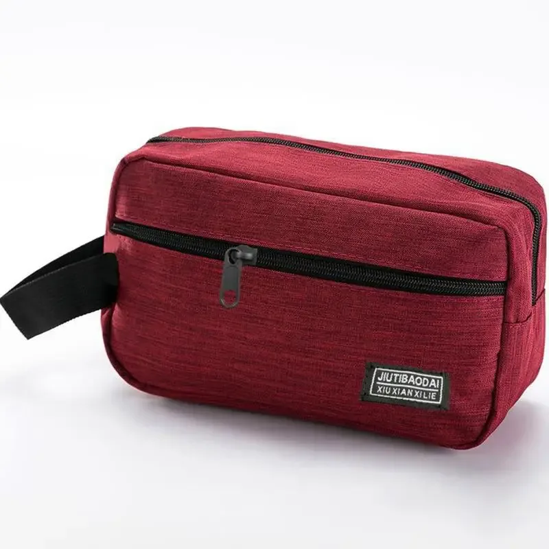 trousse de toilette pour homme, organiseur de maquillage de voyage, pochette de rangement grande capacité, design durable et tendance, idéale pour un usage quotidien