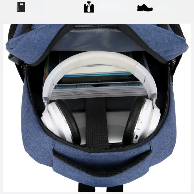 sac à dos étanche classique pour homme, chargement usb, sac à dos de voyage décontracté, grande capacité, sac d'école pour ordinateur portable