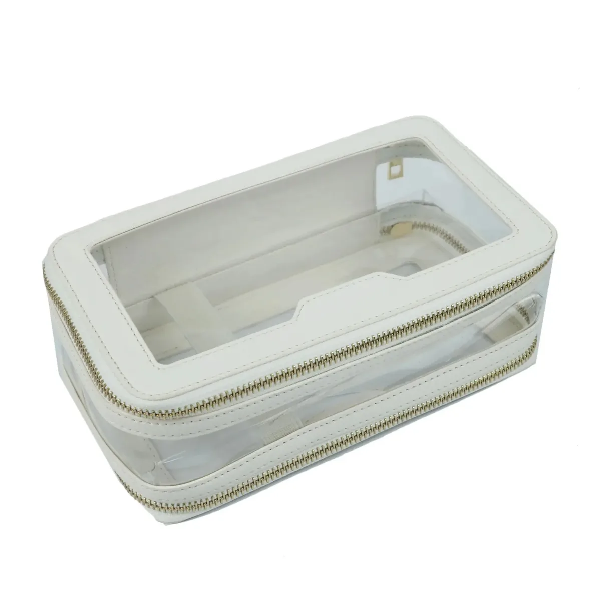 grande capacité étanche, besoin d'ordinateur portable pour voyage, sac de rangement transparent nécessaire en cuir pu