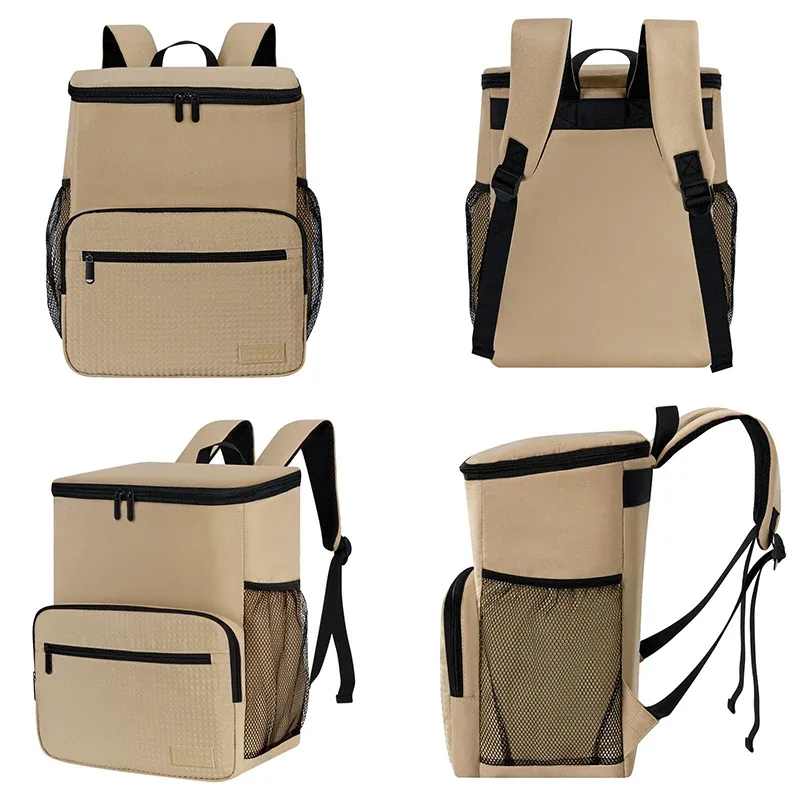 sac à dos isotherme portable pour livraison, glacière isotherme pour aliments, sac de plage, sac à lunch, grand sac de transport alimentaire