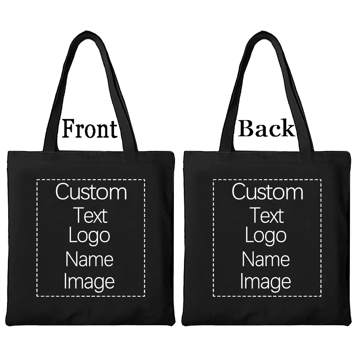 grands sacs fourre-tout en toile 40x42cm personnalisables avec logo, sacs à main réutilisables, cadeau pour demoiselles d'honneur, mariée, étudiants, sac de voyage pour femmes