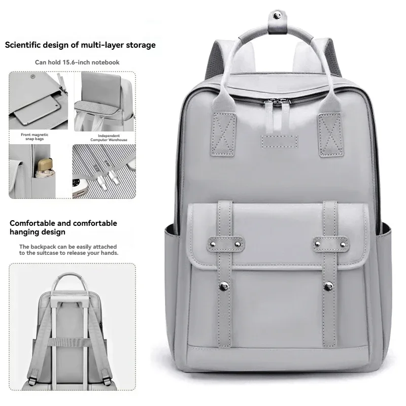 sac à dos tendance de marque polo, design féminin de niche, sac à dos à la mode, sacoche pour ordinateur pour étudiants universitaires, sac pour collégiens