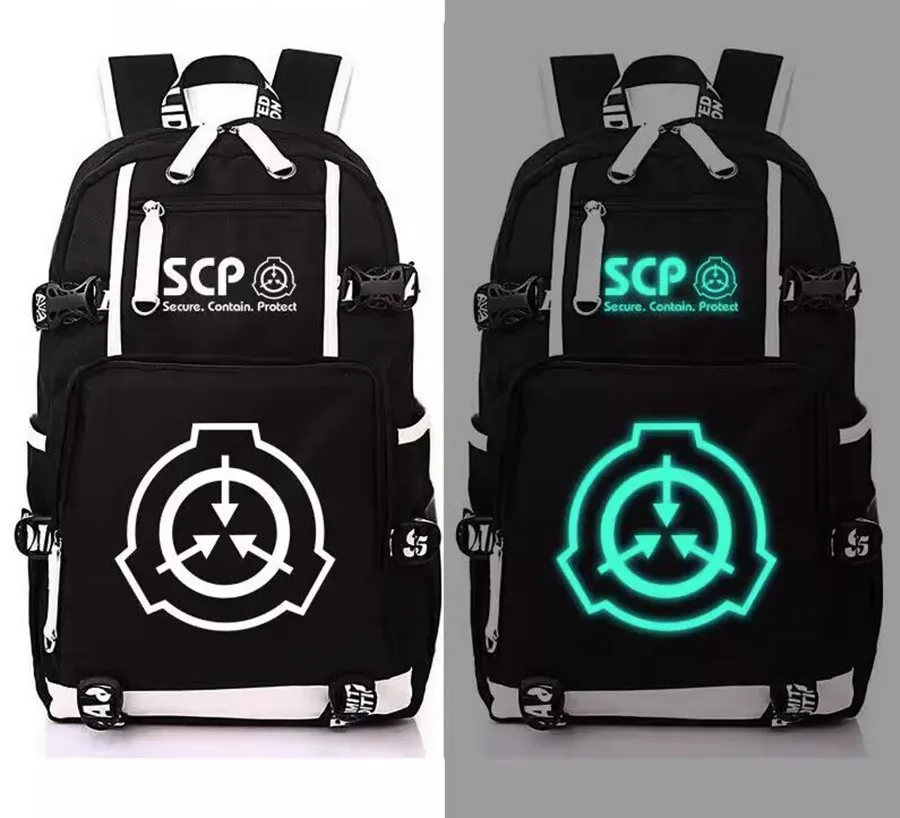 scp-sac à dos avec usb pour étudiants, cartable de voyage