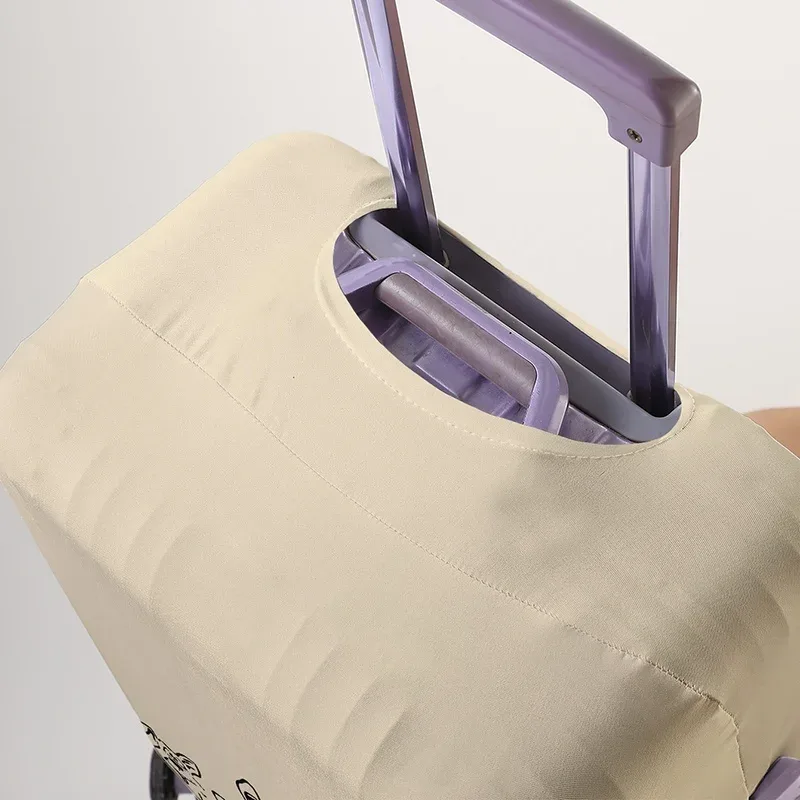 housse de protection pour bagages à motif de chien, adaptée aux bagages de 18 à 32 pouces, avec poignées, accessoires de voyage