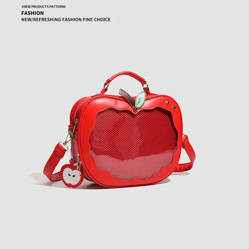 Anime amour et espace profond Caleb Cosplay Pu Apple itabag sac à dos dessin animé épaules sac grande capacité sac à dos cadeau de noël
