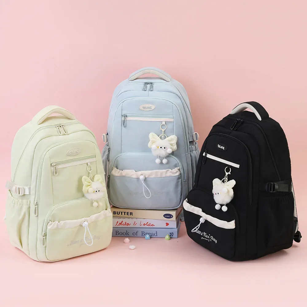 sac à dos scolaire tendance pour filles, sacs d'école pour adolescentes, sac à dos pour ordinateur portable, sac à dos de voyage décontracté, sac à livres, cartable pour enfants, imperméable