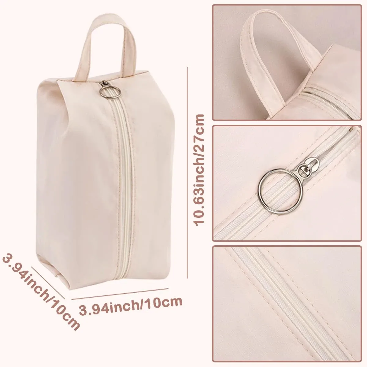 sac de rangement pour sous-vêtements de voyage, trousse à cosmétiques multifonction, trousse de toilette portable à fermeture éclair, sacs de rangement pour chaussettes en forme de cube