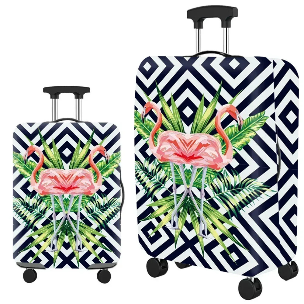 optics elastic world juste de protection pour bagages, fermeture éclair trempée, housses de valise pour sac de 18 à 32 pouces, housse de chariot, accessoires de voyage