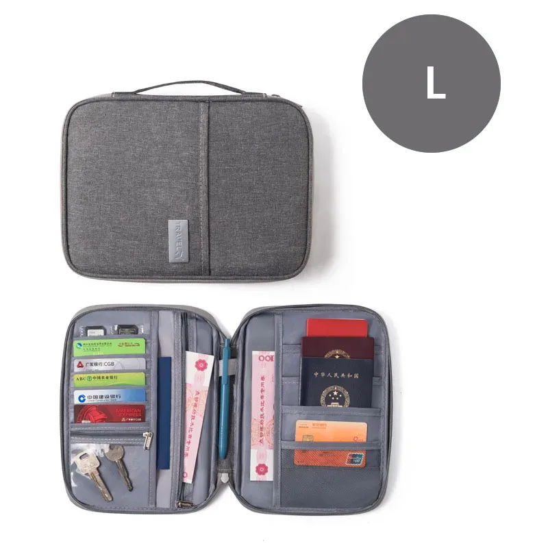 porte-passeport familial pour femmes, organiseur de documents de voyage, porte-cartes de crédit imperméable