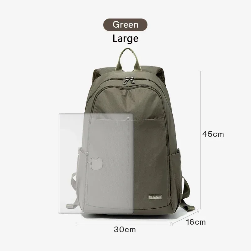 sac à dos unisexe fouvor pour l'extérieur, grande capacité, léger, simple, pour les voyages, l'école, les sports, les jeunes adolescents 2961-21