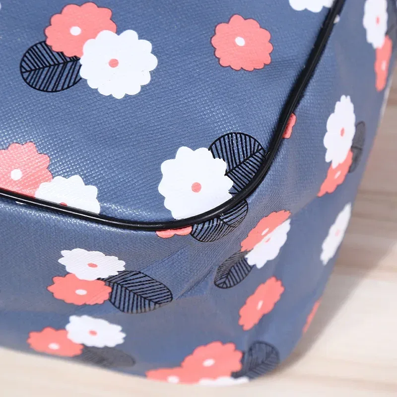 trousse de toilette de voyage pour filles, trousse de maquillage à fermeture éclair, organisateur de mode imprimé floral, fourre-tout pour femmes, grand sac à cosmétiques, nouvelle collection