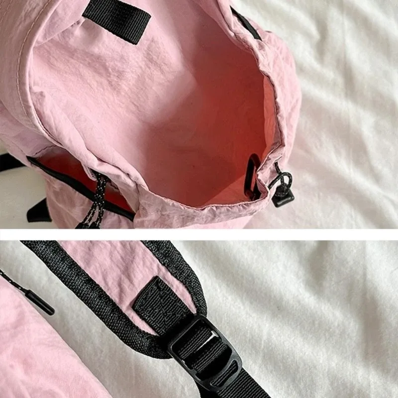 q1qa drawstring backpack pack pack for college student travel school pack