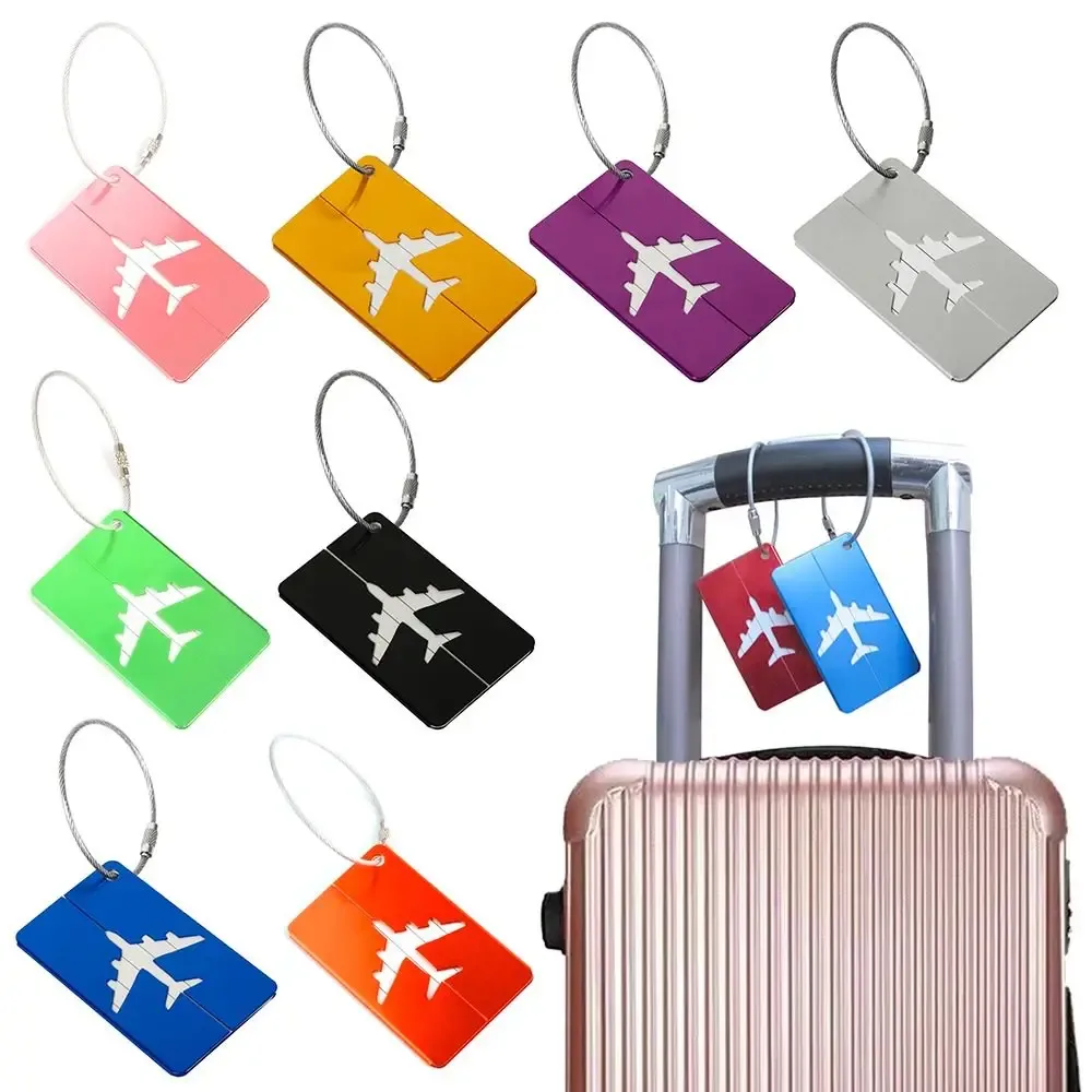 étiquettes de bagage de voyage réutilisables, valise attro, bagage de vacances, identification d'avion avec co