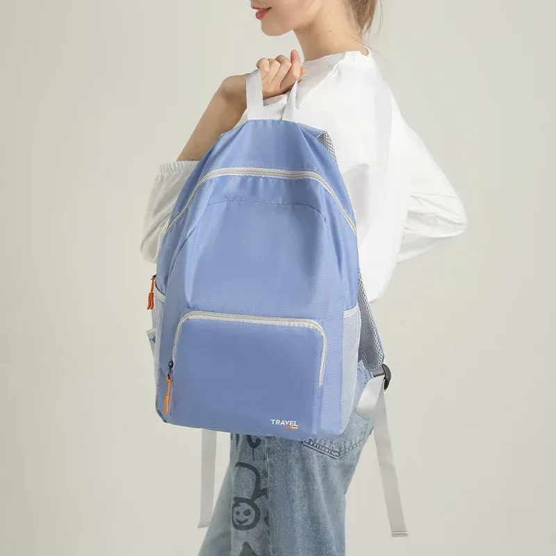 Sac à dos pliable ultraléger imperméable grande capacité pour la randonnée, le voyage, le camping, les sports de plein air et l'école