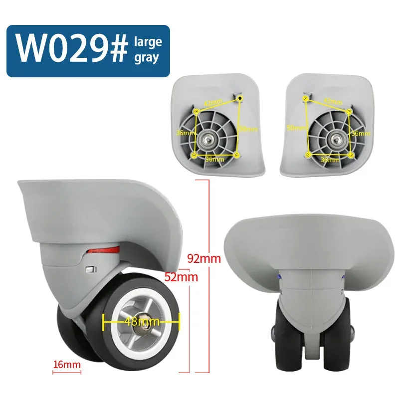 roues de remplacement pour bagages, valise sur roues de remplacement, accessoires pour bagages de 14 à 30 pouces, roues silencieuses pour roulettes à bagages