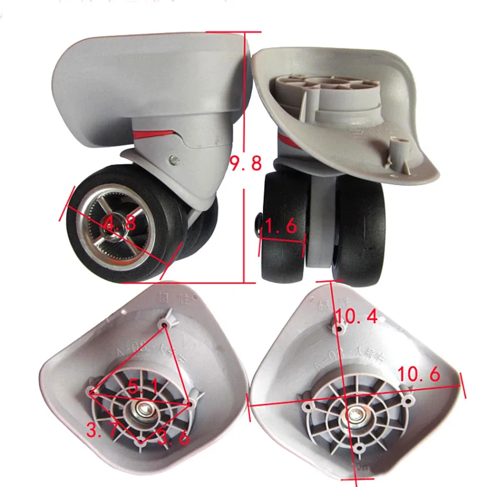 roues de bagage de rechange pour réparation de valises, roulette à main, pièces de valise de voyage, accessoires, a08