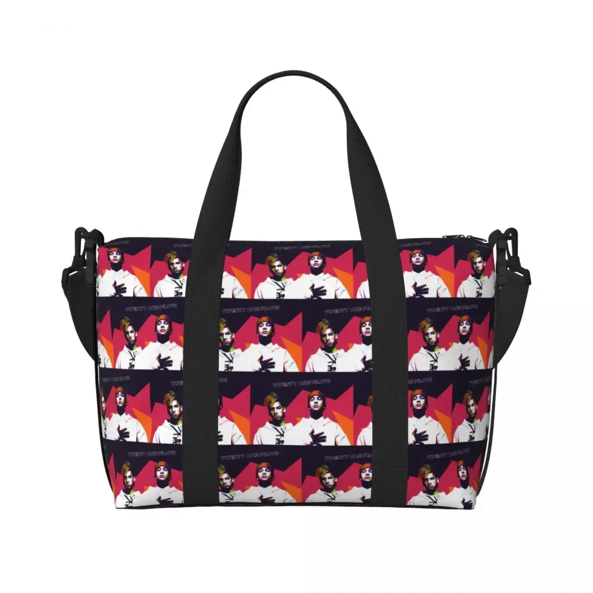 sac fourre-tout personnalisé t-twentys one p-pilots de marque classique pour femmes, sacs de voyage de grande capacité pour salle de sport et plage